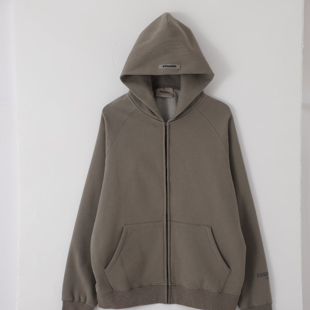 Fear of God Essentials Zip Hoodie in Size L